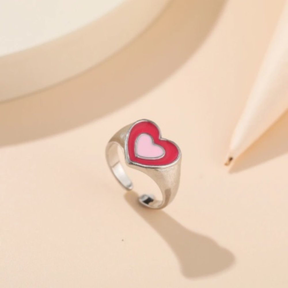 Y2K Powerpuff Girls Heart Ring